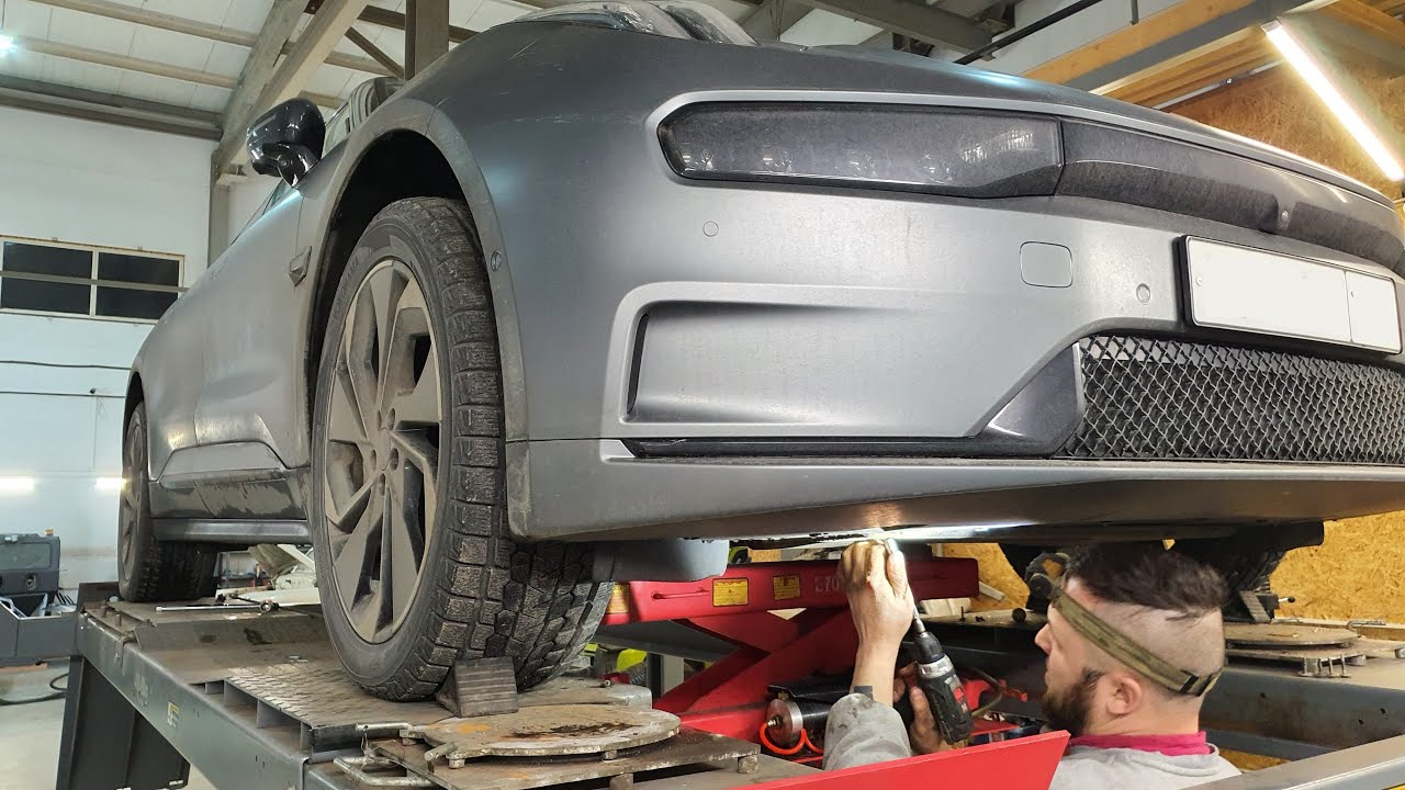 Заливка масла в редуктор Zeekr 001 - Автоателье Бимас - YouTube