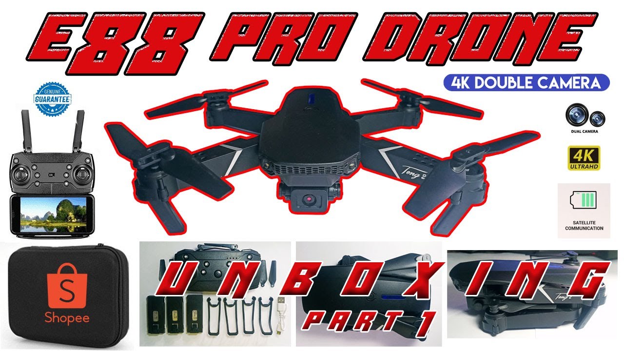 E88 Pro Drone with 4K HD Camera | Dual Camera - YouTube