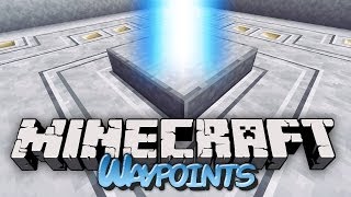 Waypoint Teleportation in Minecraft! - Waypoints Mod Showcase