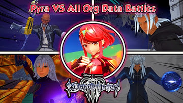 [KH3 Mods] Pyra From Xenoblade Chronicles VS All 13 Data Battles (Critical Mode)