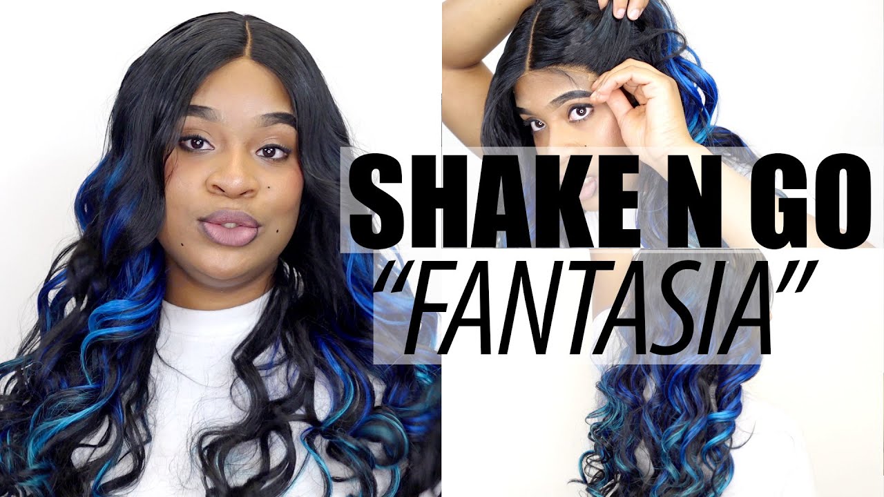 Shake N Go Legacy Human Hair Blend HD Lace Front Wig 