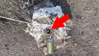 Thermobaric Grenade Destroy T-72B3 With Huge Cope Cage