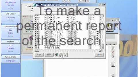 WinTool report of where your CNC tools are used