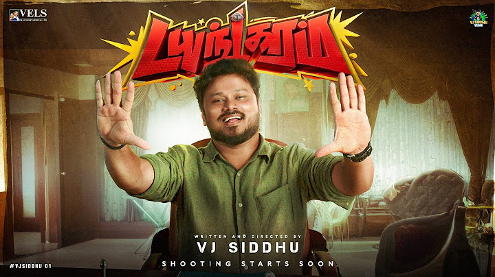 Vlog இல்ல படம் ✋🤚| Title Announcement | Vj Siddhu Vlogs