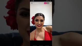 Miss Grand Spain 2020 Instagram Live.