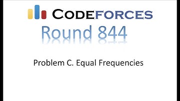 Problem C Equal Frequencies
