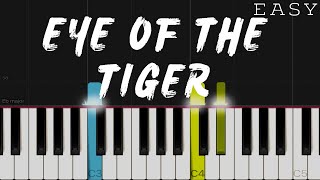 Eye Of The Tiger - Survivor | EASY Piano Tutorial screenshot 1