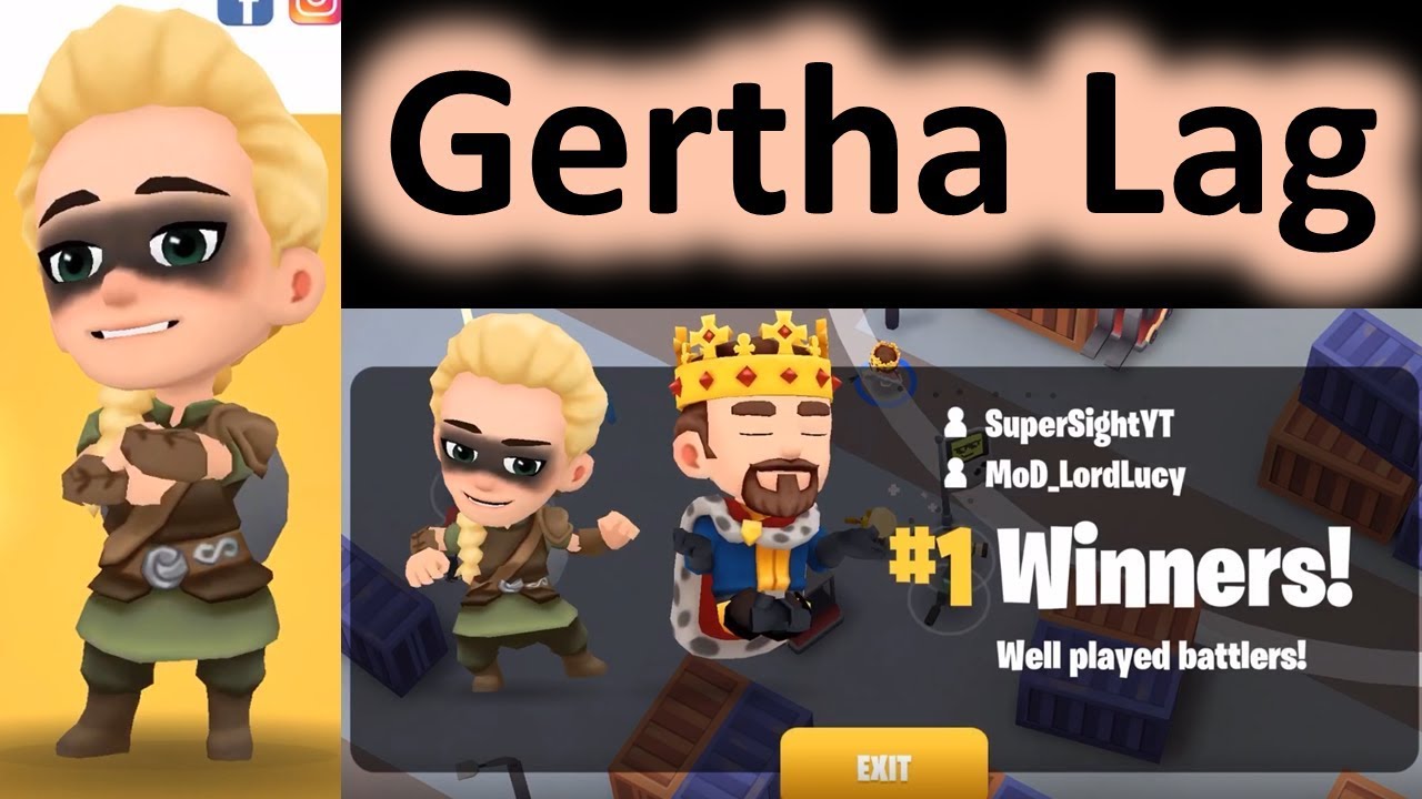 Battlelands! Gertha Lag WINS (100%)! Good Gameplay Series!