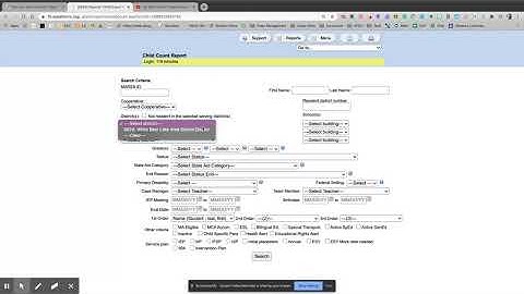 Printing Reports in SpEd Forms