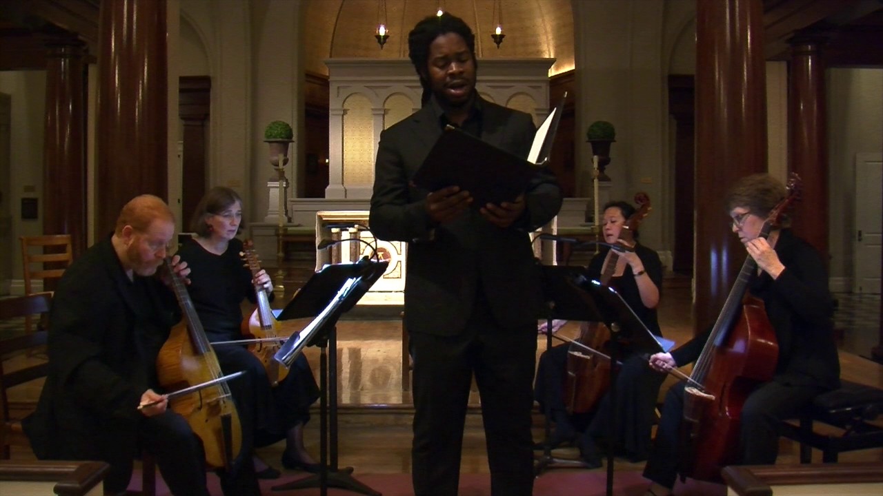 When David heard by Thomas Tomkins (1572-1656). Parthenia Viols & Dashon Burton, bass-baritone.