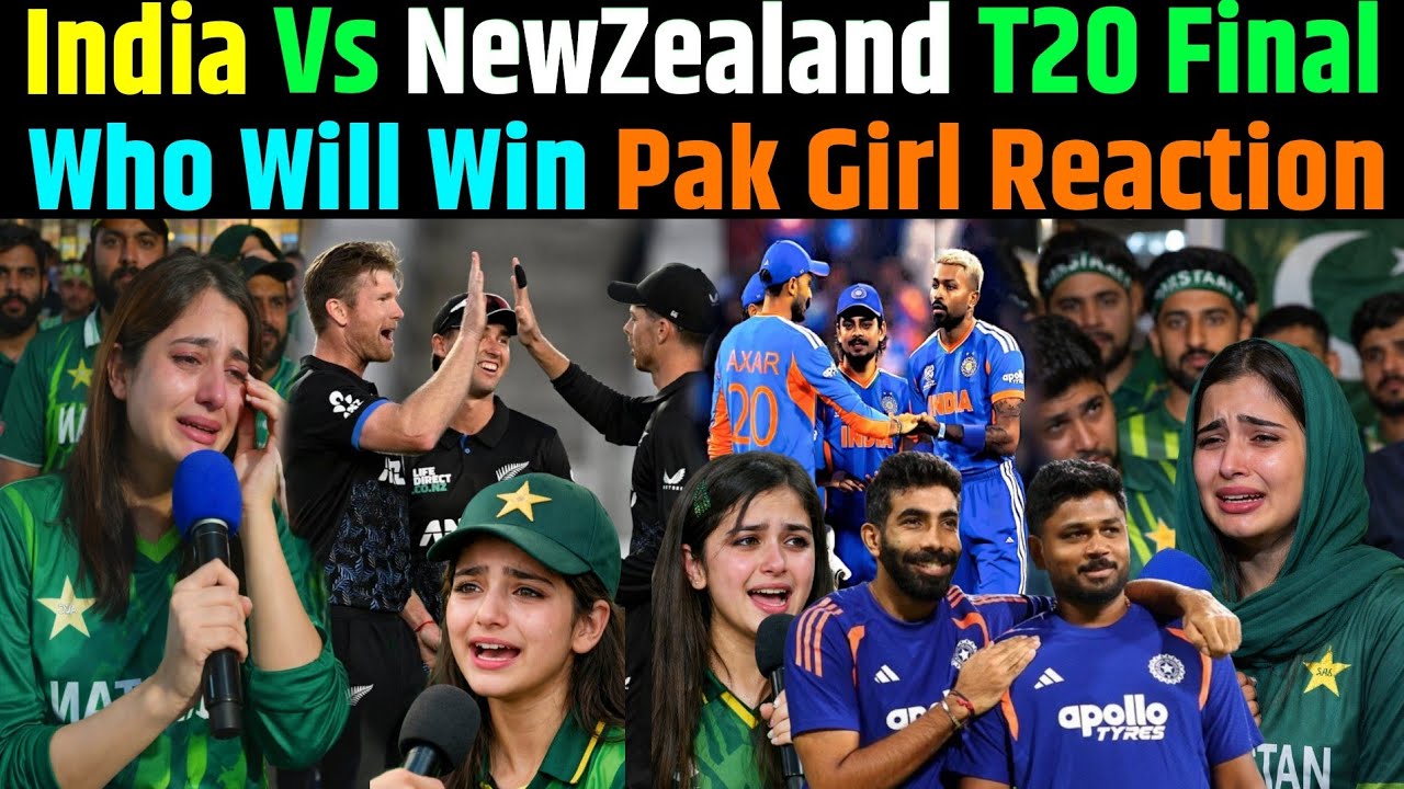 India vs New Zealand Final | Who Will Win T20 World Cup 8 March? | Sanju | Pak Girls Crying Reaction
