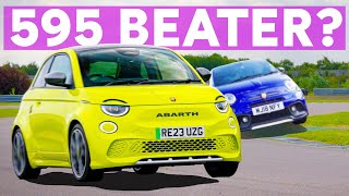 Abarth 500e vs 595 Competizione On Track! Is It Faster?