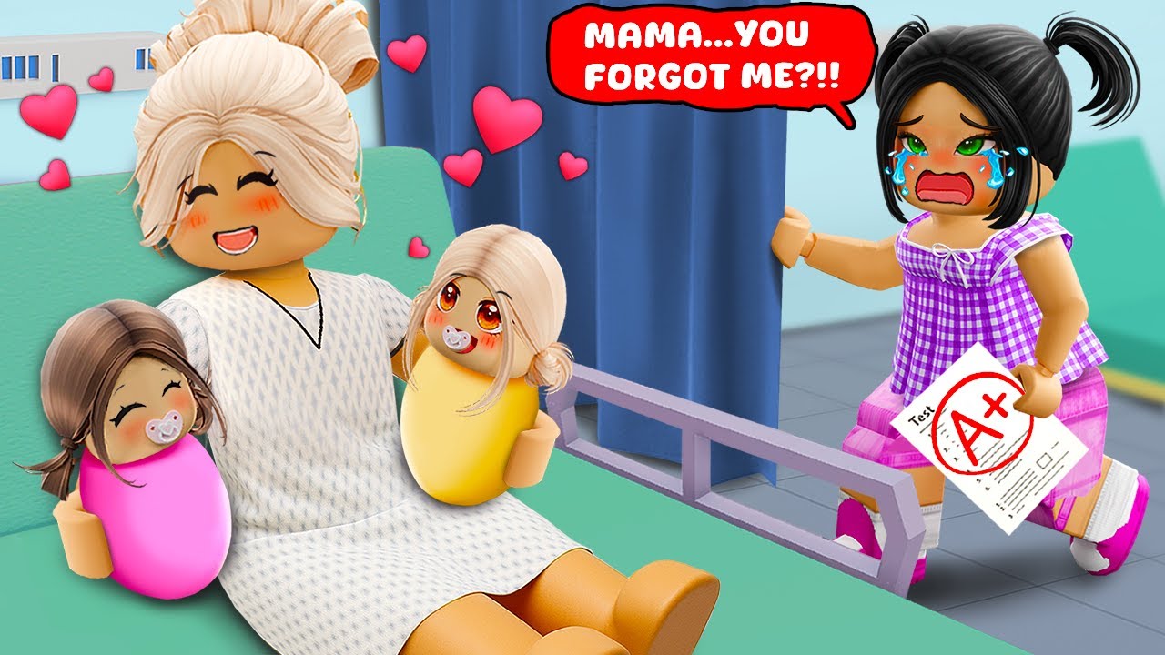 Мама любит только новорождённых близнецов… Дэйзи плачет одна! 🌟Семейная ролевая игра Roblox🌟