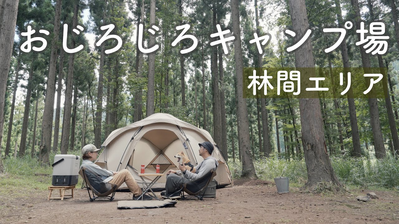 【犬連れキャンプ】静かな山の中でキャンプ おじろじろキャンプ場（兵庫）