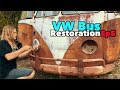 VW Bus Restoration - Episode 5! Wheels on and move! | MicBergsma