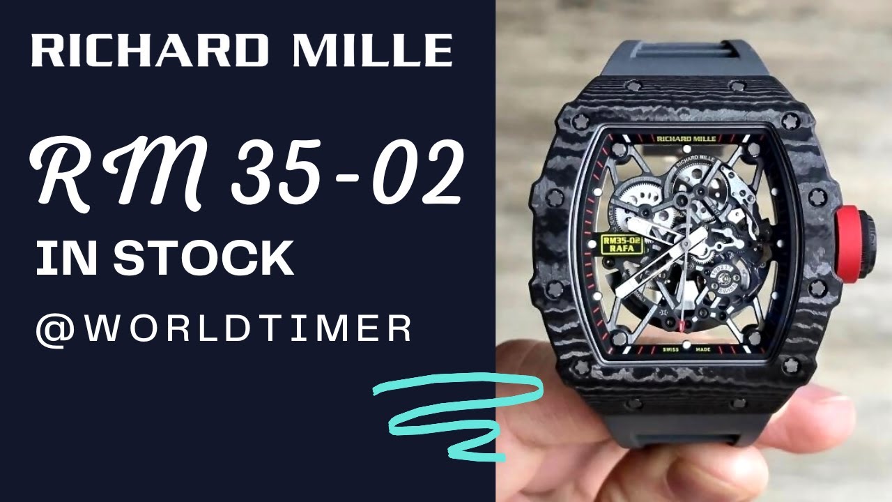 理查德米勒 Richard Mille RM 35-02 Rafael Nadal Black Version **IN STOCK 現貨** 🏴‍☠️ 