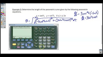 Section 9-3 Video 2- Finding Arc Lengths of Curves Given by Parametric Equations