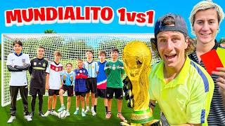 JUGAMOS UN MUNDIALITO DE FUTBOL! PARTIDO 1 VS 1