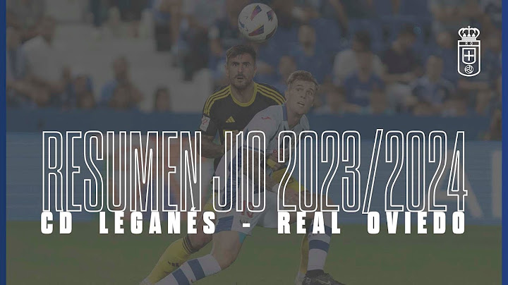 Resumen CD Leganés - Real Oviedo J10