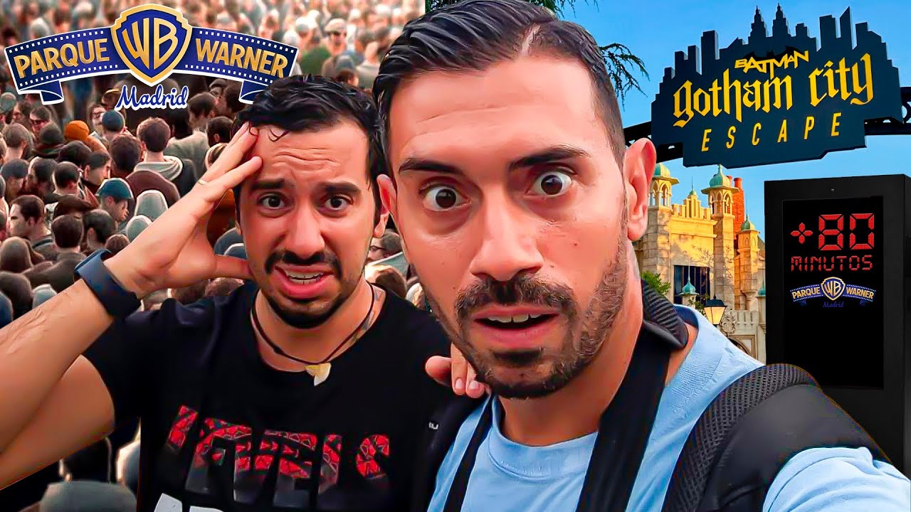 ¡AFLUENCIA MASIVA! Parque Warner Madrid 2024 vlog Agosto