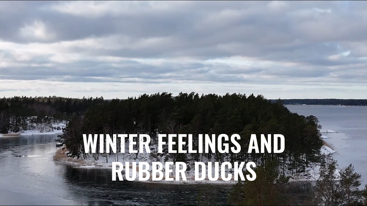 Jag får vinterfeeling, och min gummianka får pris.