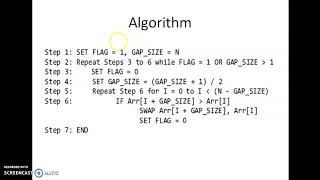 shell sort