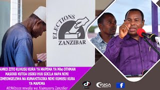 @vugaonlinetv: ACT WAZALANDO DECLARATION AND EARLY VOTING HERE, HON. OTHMAN MASOUD EXPLAINS IN DE...