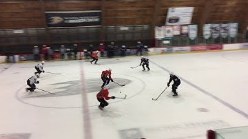 Ducks 3 on 2 low - to 3 on 2 backcheck  - High Performance Coaching Videos