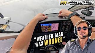 POV: Low IFR Forecast Landing on WILD Oregon Coast! (with cockpit audio)