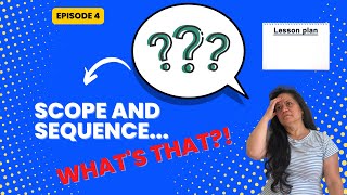 Teacher Tip: Scope and Sequence for your subject area and grade level.