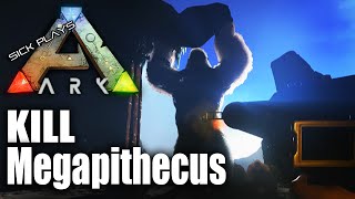 Defeat / Kill Megapithecus - ARK Survival Evolved : Gorilla Flag : Megapithecus Trophy Defeat / Kill Megapithecus - ARK Survival Evolved : Gorilla Flag : Megapithecus Trophy
