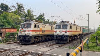 High Speed ￼￼Express ￼Train H*it The Big Tractor Level crossing : Indian Railgate ￼￼