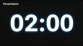 2 Minute Timer with Soft Ambient Sound | Clean & Simple Countdown (02:00) screenshot 5