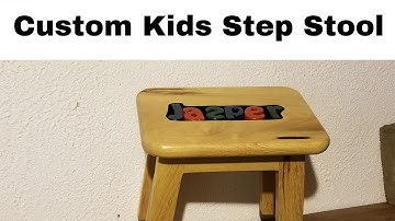 Custom Kids Step Stools (Part 1)| Christmas Project | Simple Project