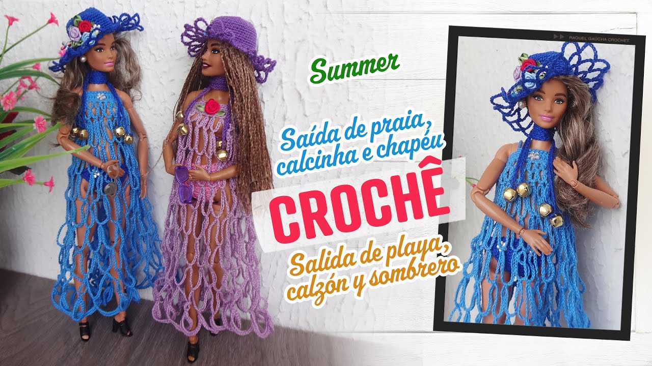 Vestido e sombrinha – Raquel Gaúcha Crochet