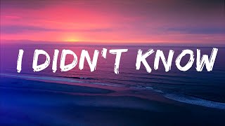 Decco - I Didn't Know (Lyrics) ft. James Gillespie Lyrics Video