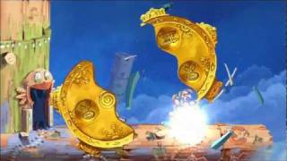 Rayman Origins (1080i HD) Walkthrough Part 12 - Hi-Ho Moskito! - Electoons & Lum Medal