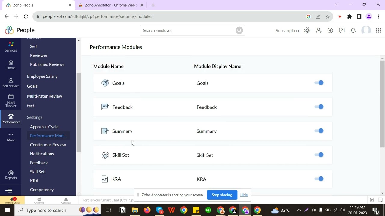 Continuous Review Process in Zoho People - Sakshi Bansal