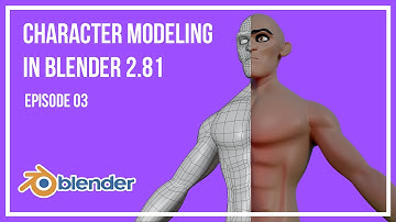 Blender 2.81 Character Modeling tutorial E3 (beginner friendly)