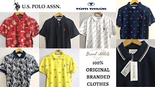 BRANDED TSHIRTS CHEAP PRICES || US POLO, TOM TAILOR, PETER WERTH LONDON || BRANDED/EXPORT SURPLUS