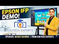 Epson Interactive Flat Panel Complete Demo with AI Features