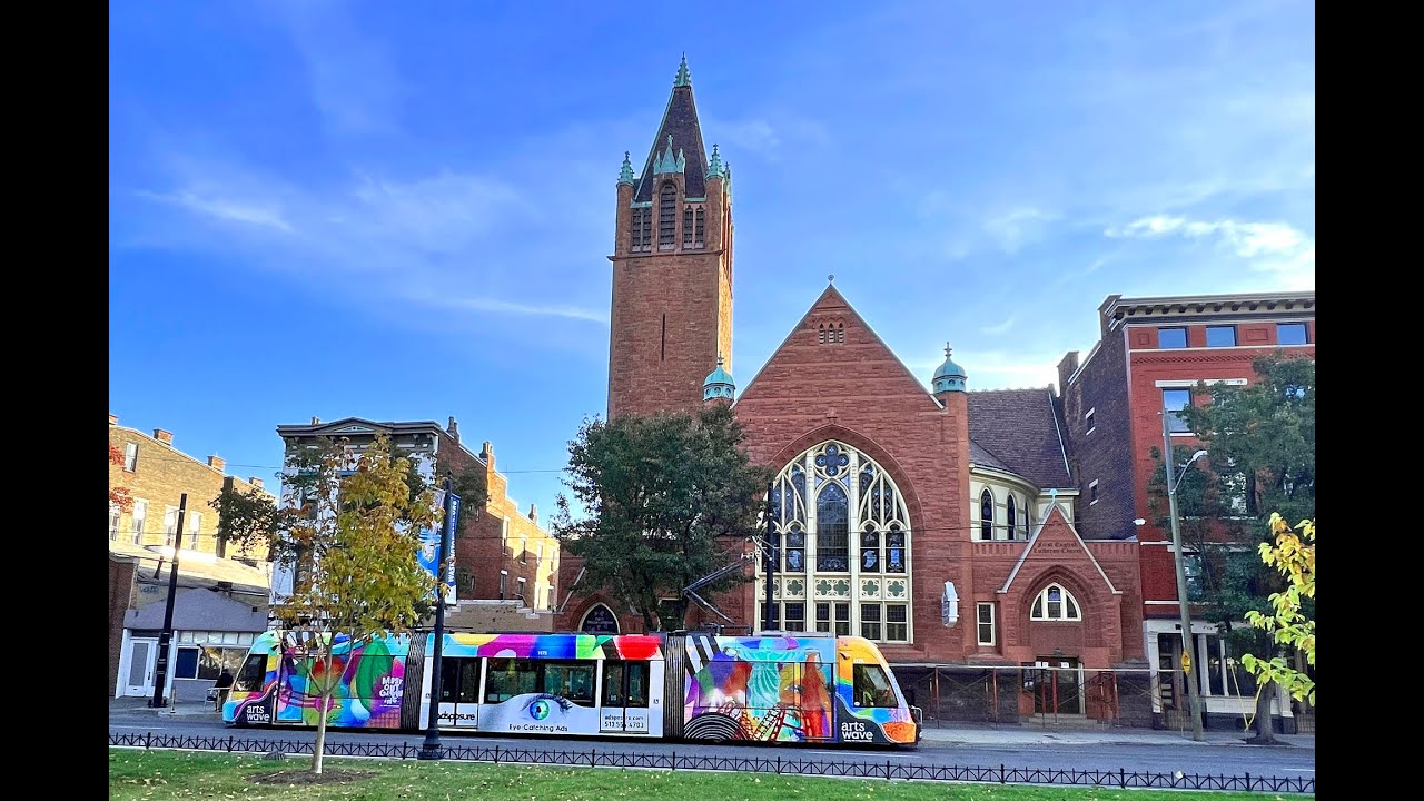 [Walking Tour 4K ] 19th Century Buildings Downtown Cincinnati Ohio / Over-The-Rhine