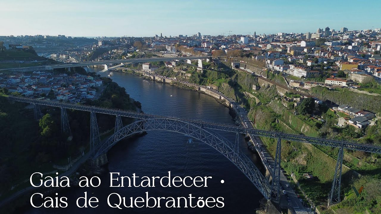 Voo Aéreo no Cais de Quebrantões | Rio Douro, Pontes Históricas e Vista de Vila Nova de Gaia