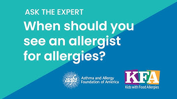 When Should You See an Allergist for Suspected Allergies?