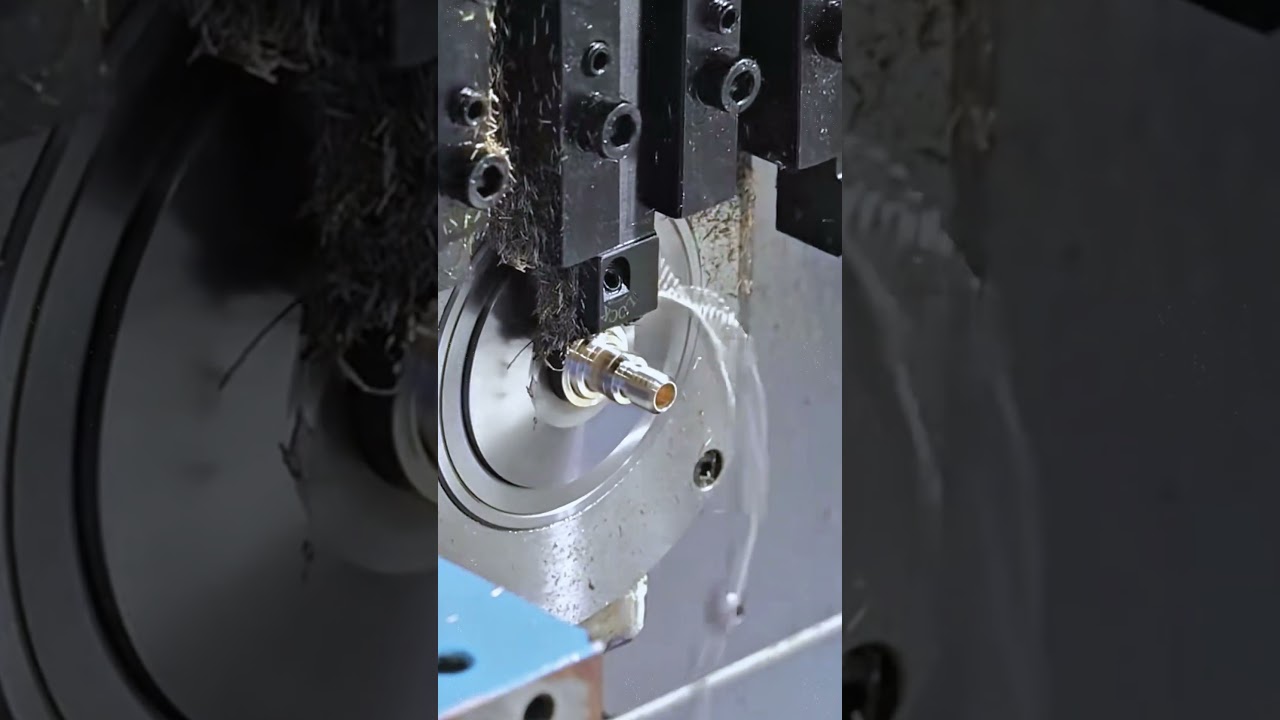 CNC turning brass parts 