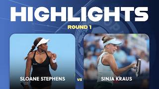 Sloane Stephens vs Sinja Kraus | 2026 Cincinnati Open | Round One