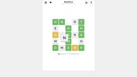 AI Solve Daily Waffle Game #1379：10/30/2025 (ASMR)