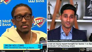 NBA TODAY | Shams BREAKING: JDub cleared for Game 1 😳 Wemby vs SGA starts TONIGHT