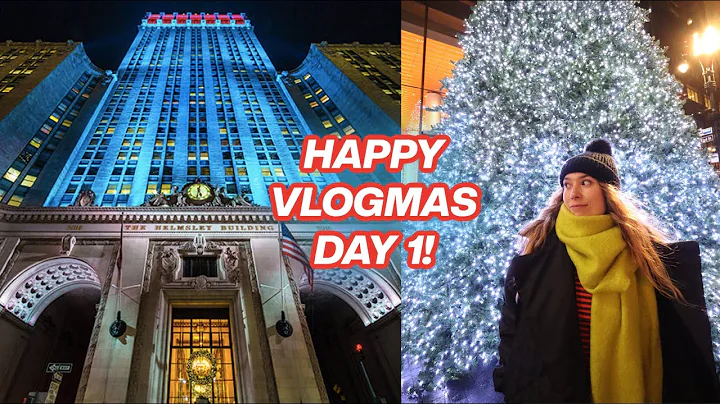 It's Christmas Time in NYC! | Vlogmas Day 1