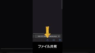 LINE de 車庫証明 PDFダウンロード手順 （Safari版）
